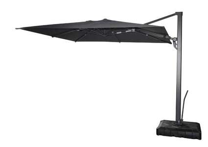 Parasol suspendu Oasis 10'x10' avec la base